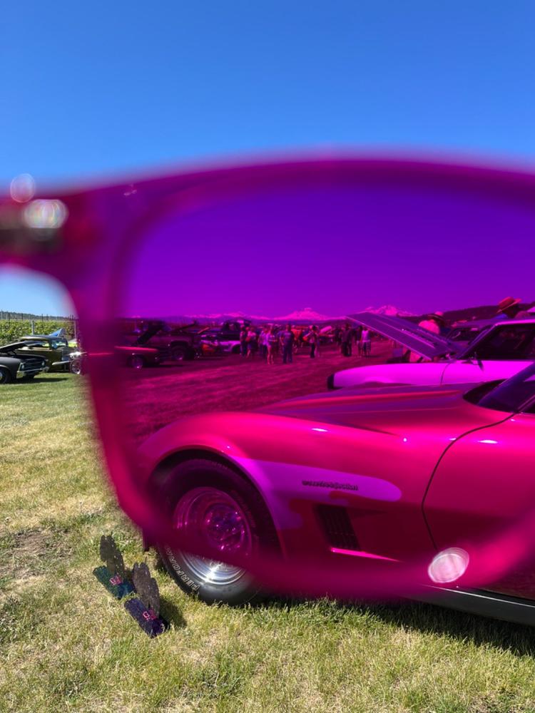 TRANSLUCENT - MAGENTA - Customer Photo From Mark S.