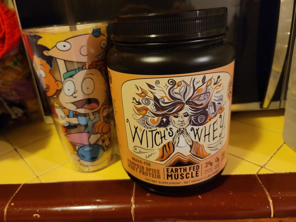 Witch’s Whey Pumpkin Spice Grass Fed Protein - Customer Photo From Evelyn