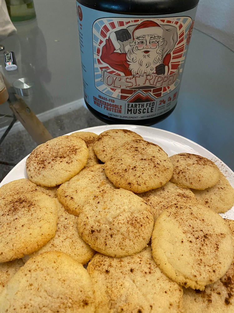 Ol’ St. Ripped Snickerdoodle Grass Fed Protein - Customer Photo From Melissa Degenhart