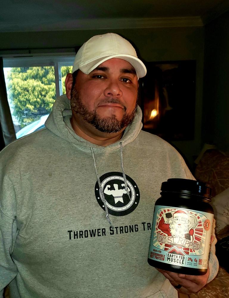 Ol’ St. Ripped Snickerdoodle Grass Fed Protein - Customer Photo From Ed Santiago