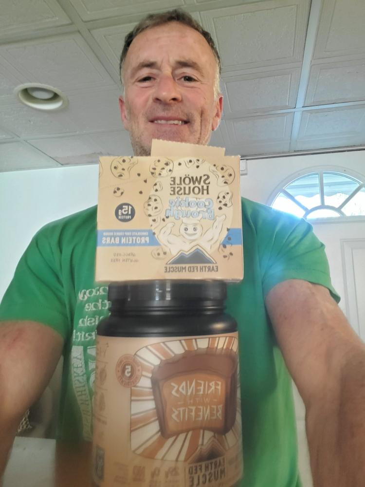 Friends with Benefits Peanut Butter Cup Grass Fed Protein - Customer Photo From Ronald Sohl