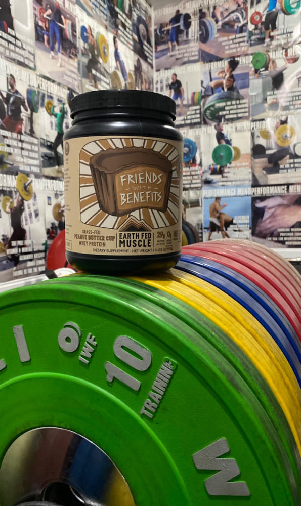 Friends with Benefits Peanut Butter Cup Grass Fed Protein - Customer Photo From Clancy Benton