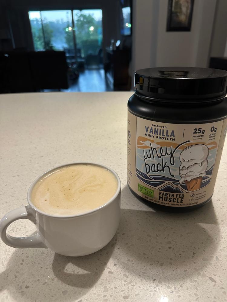 Chocolate Shakeup (formerly known as Ca-COW!) Chocolate Grass-Fed Whey Protein - Customer Photo From Liz Torbit