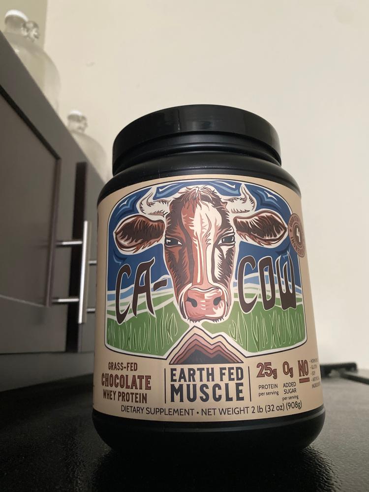Ca-COW! Chocolate Grass Fed Protein - Customer Photo From Janay Anderson