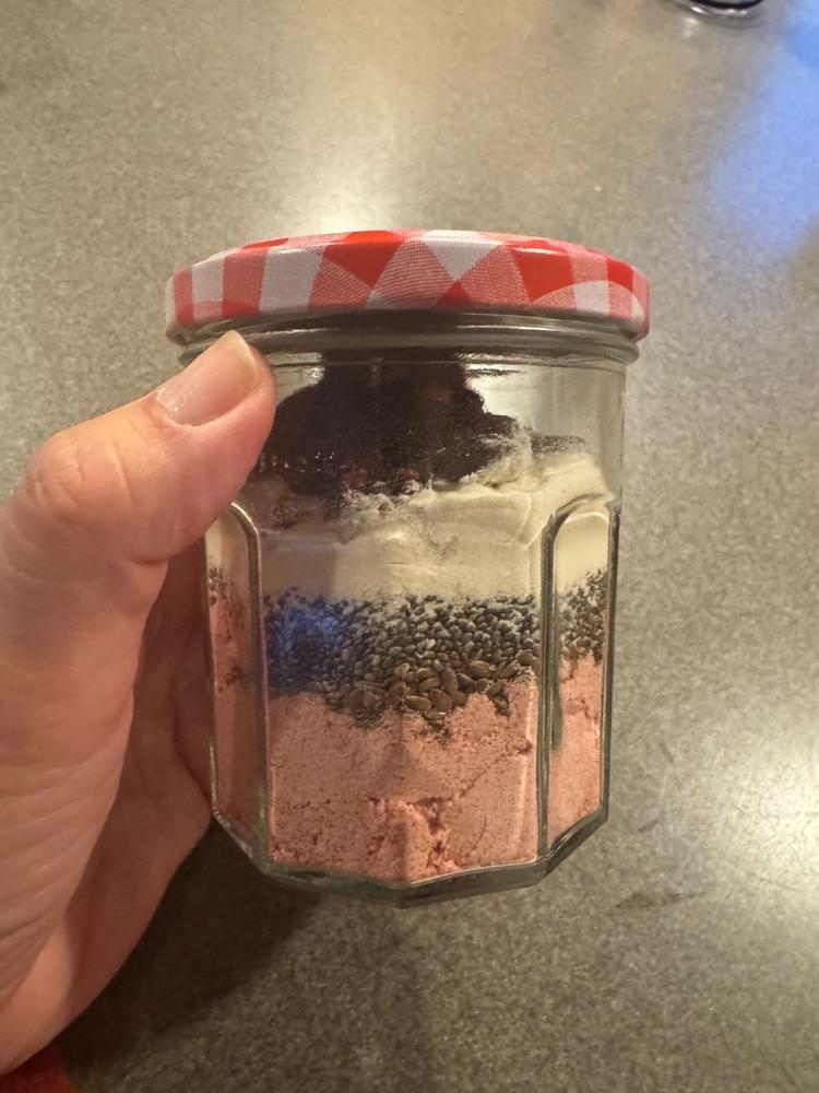 Strawberry Feels (Forever) Grass-Fed Protein - Customer Photo From Julianna Hanscom