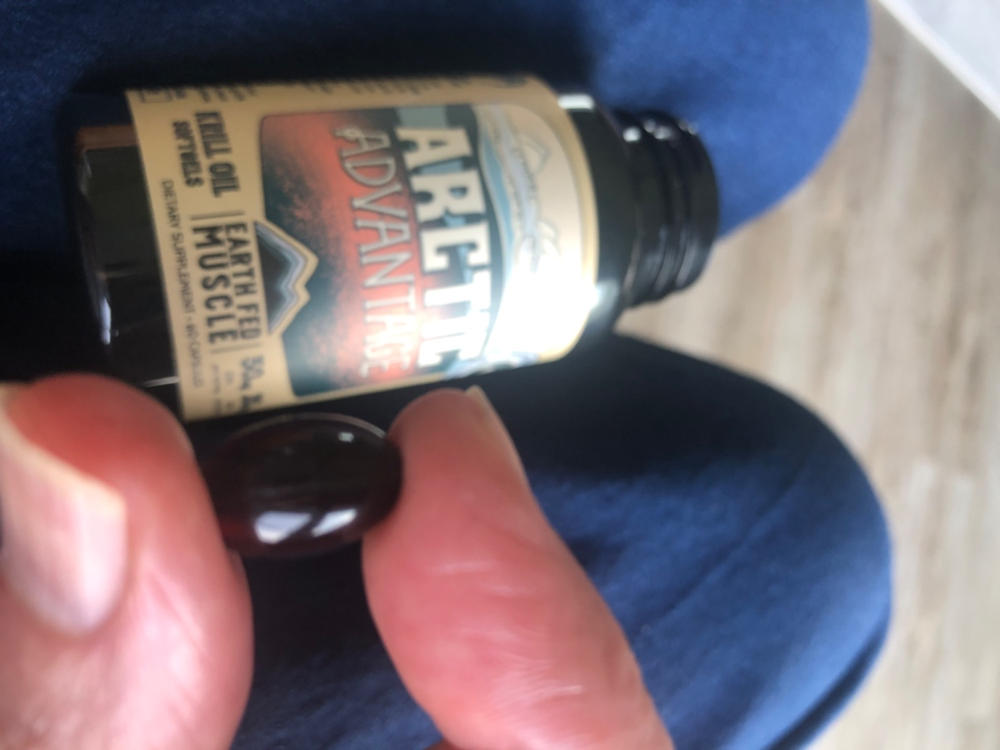 Arctic Advantage Krill Oil Softgels - Customer Photo From Jeanne Douglass