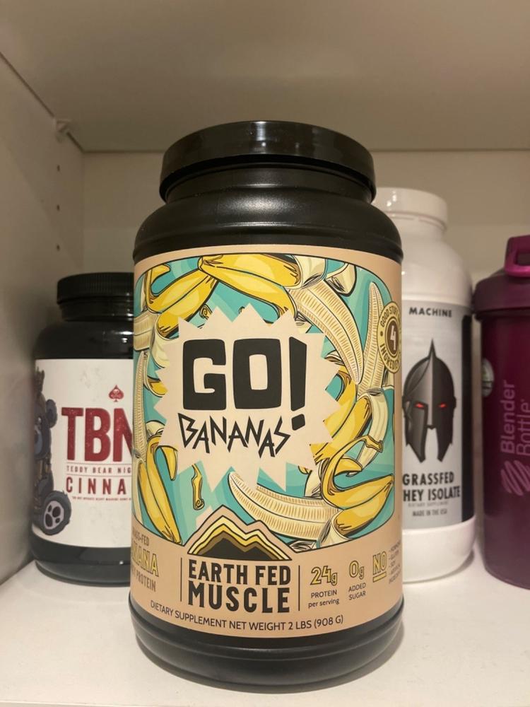 Go! Bananas Grass Fed Protein - Customer Photo From Daniel Rangel