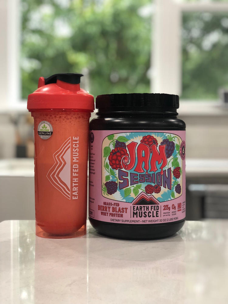 Jam Session Berry Grass-Fed Whey Protein - Customer Photo From Matt Shaw