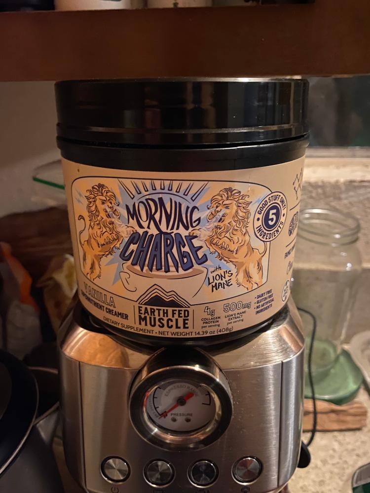 Morning Charge Supernutrient Creamer with Lion’s Mane - Customer Photo From Cody Castro