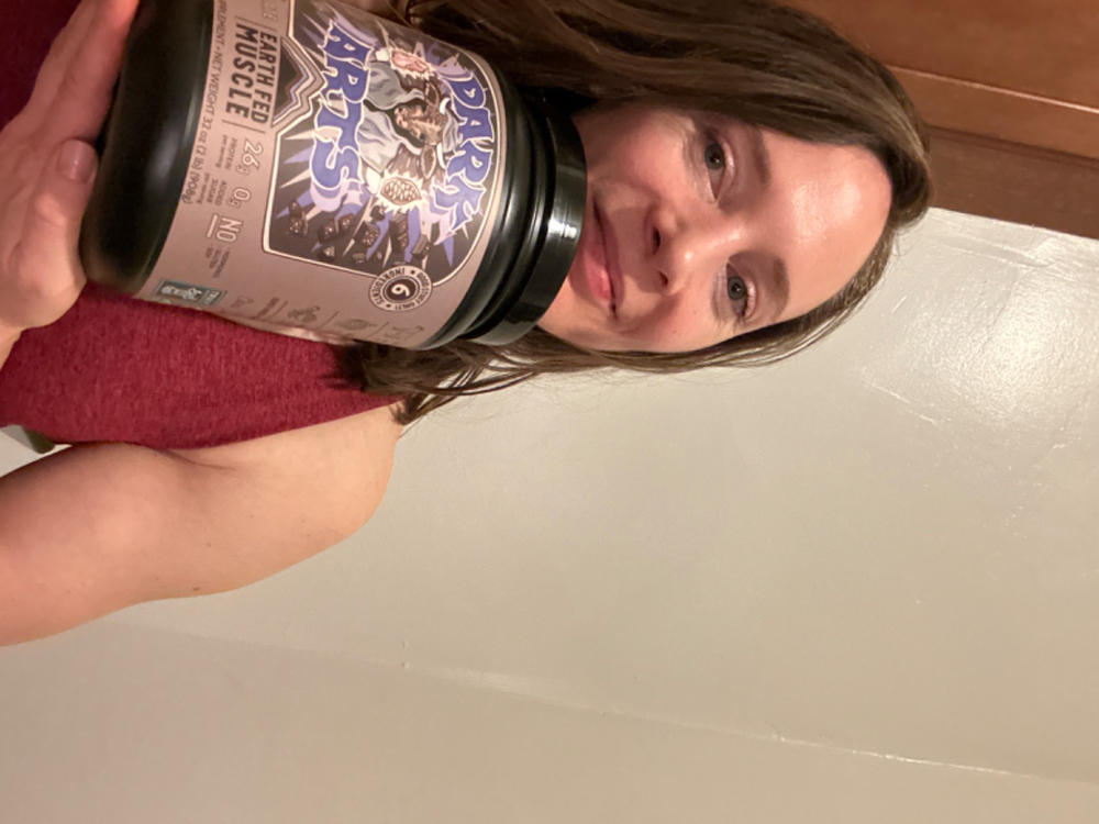 Dark Arts Salted Chocolate Grass Fed Protein - Customer Photo From Therese Harvey