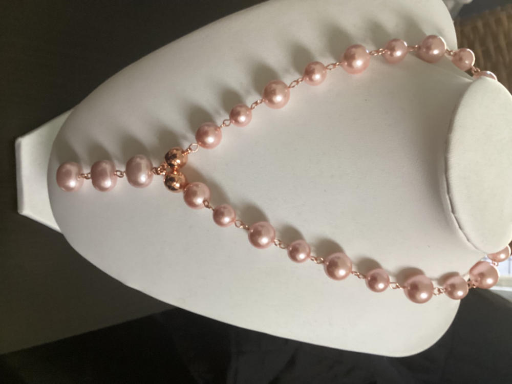 Hanging Pendant - Shell pearl - Pink - Customer Photo From Sharlene Brown