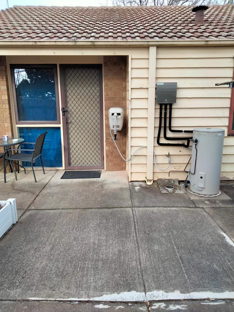 20m Retractable Hose Reel | Beige - Customer Photo From Tim ODonnell