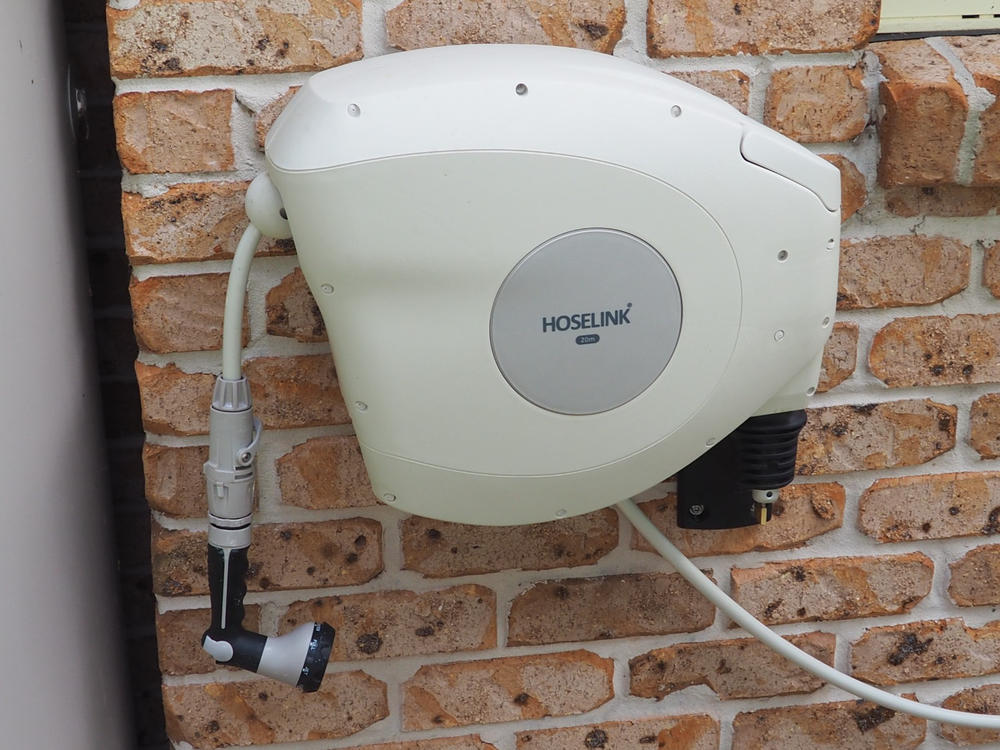 20m Retractable Hose Reel | Beige - Customer Photo From John Rawson