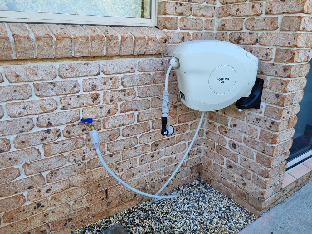 20m Retractable Hose Reel | Beige - Customer Photo From Kathryn Dougall