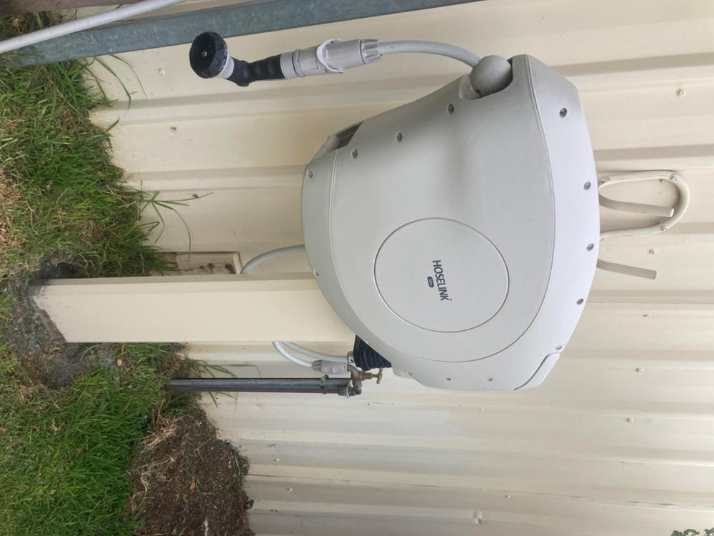 30m Retractable Hose Reel | Beige - Customer Photo From Dave Jenkins
