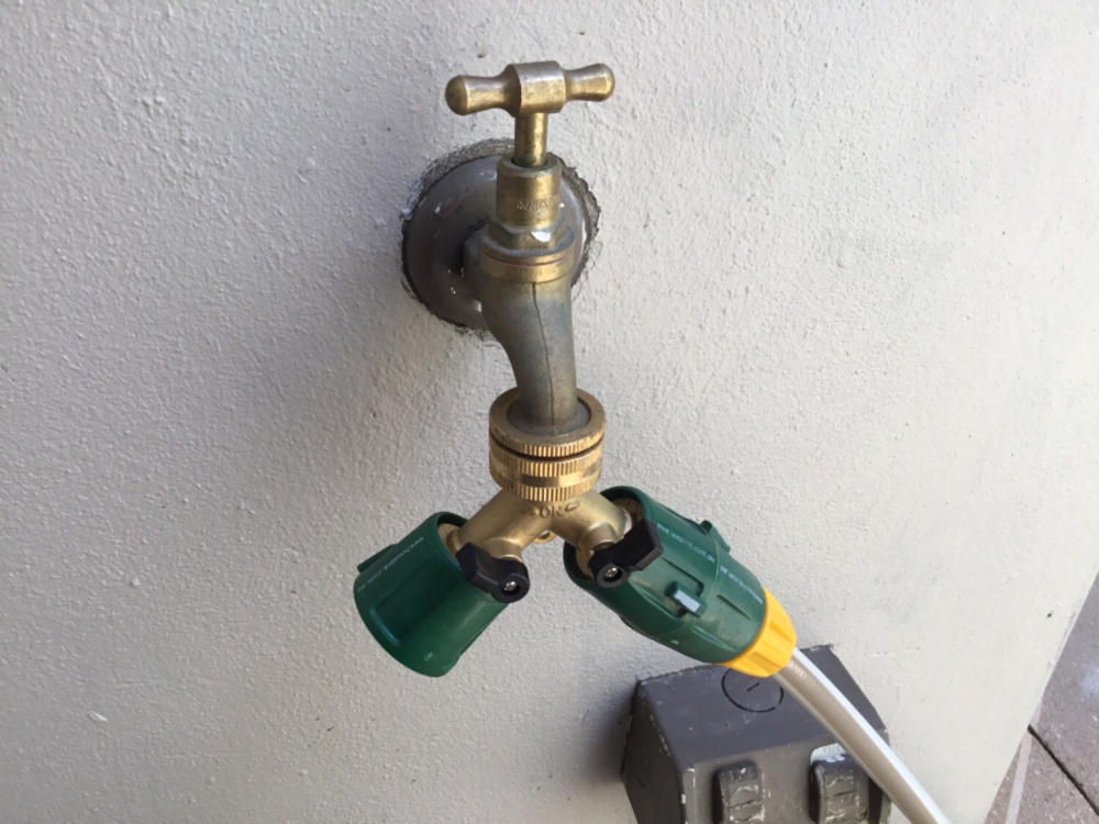 2-Way Brass Tap Adapter - Customer Photo From 
