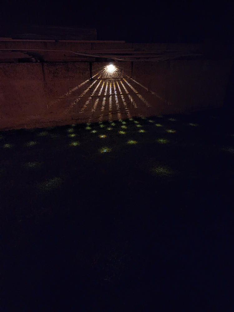 Round Solar Wall Lights | 1LED | 2 Pack | FLAIR - Customer Photo From Colin Irvine
