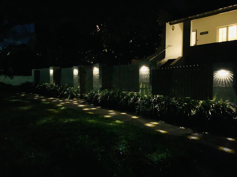 Round Solar Wall Lights | 1LED | 2 Pack | FLAIR - Customer Photo From Nik