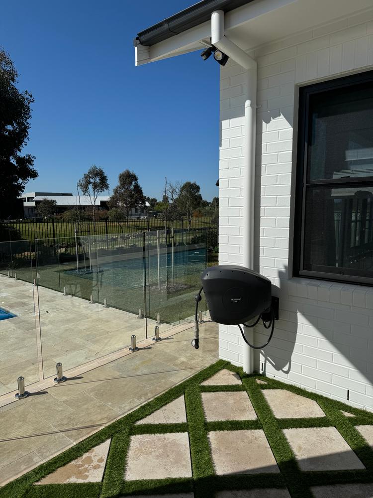 Classic 30m Retractable Hose Reel | Charcoal - Customer Photo From Wendy