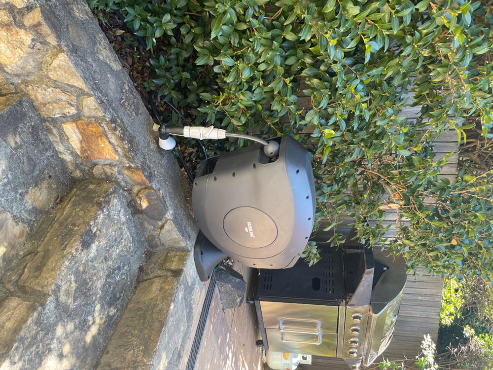 30m Retractable Hose Reel | Charcoal - Customer Photo From Michael Evans