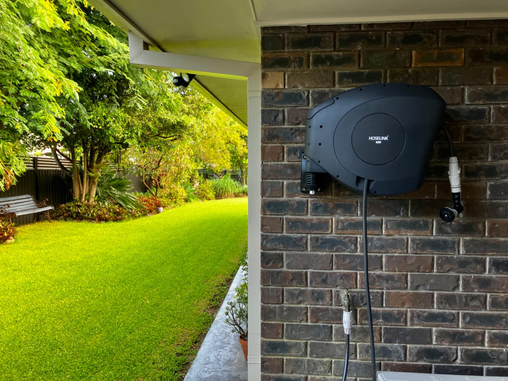 30m Retractable Hose Reel | Charcoal - Customer Photo From Janet Munro