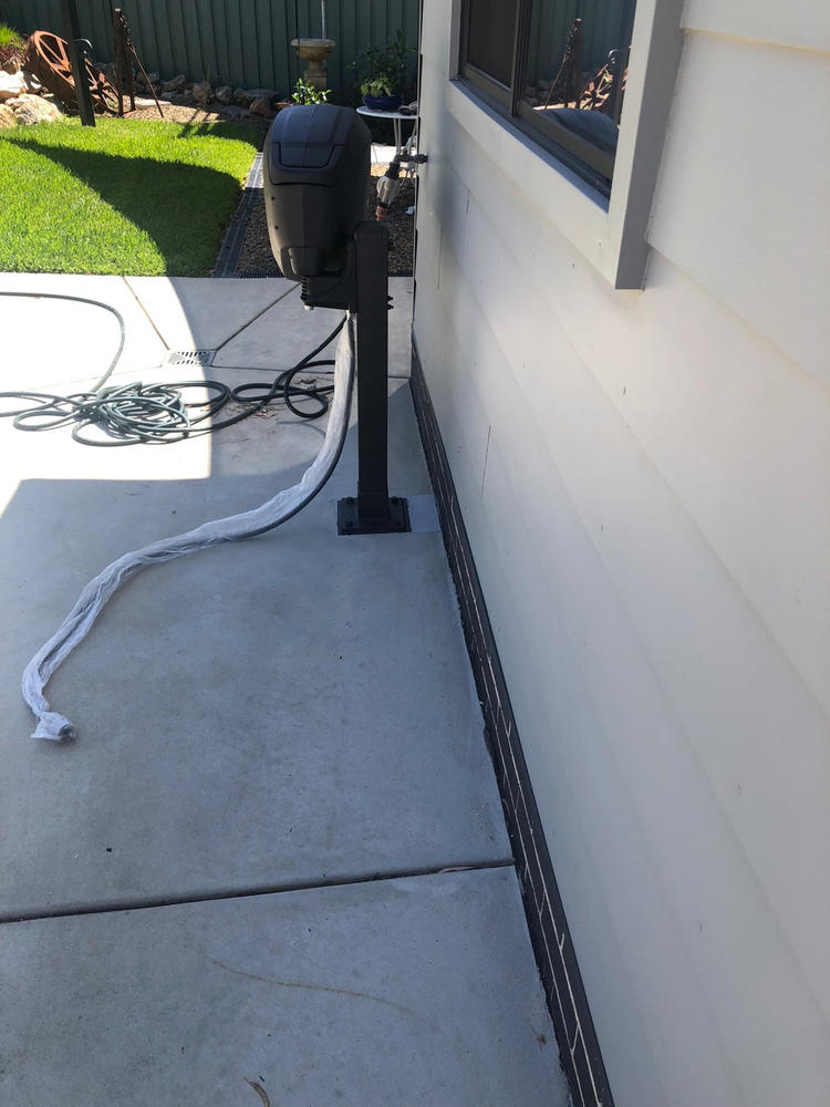 30m Retractable Hose Reel | Charcoal - Customer Photo From Barry Savage