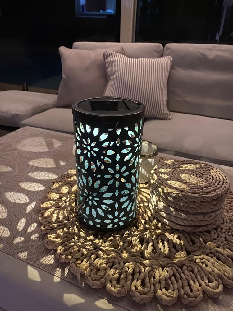 Decorative Solar Lantern Light | 1LED | MANDALA - Customer Photo From Michelle