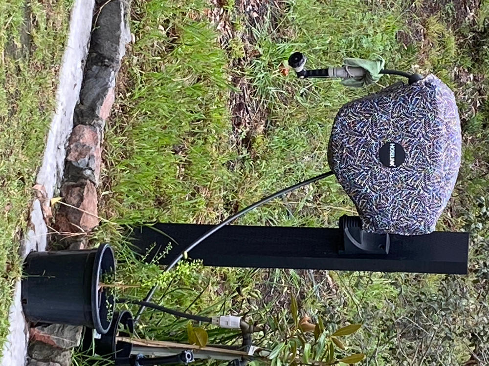 Hose Reel Cover | Charcoal Fern - Customer Photo From Linda Gibson