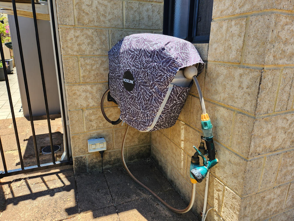 Hose Reel Cover | Charcoal Fern - Customer Photo From Gennice Hampson