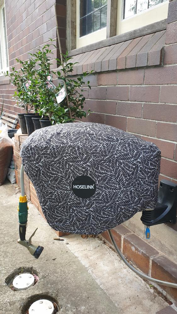 Hose Reel Cover | Charcoal Fern - Customer Photo From Doug