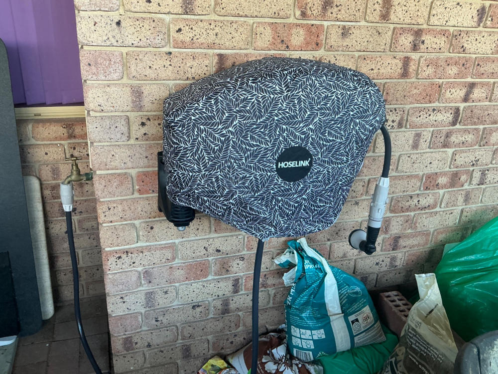 Hose Reel Cover | Charcoal Fern - Customer Photo From Andrew Tyler