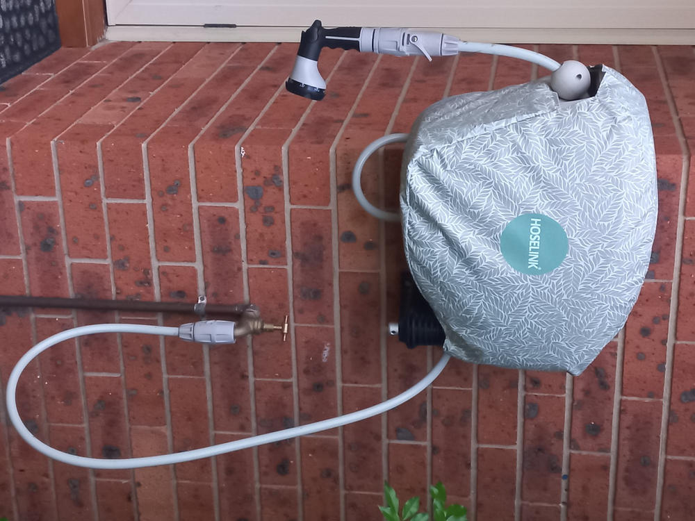 Hose Reel Cover | Green Fern - Customer Photo From Lindy-Lou Markotanyos