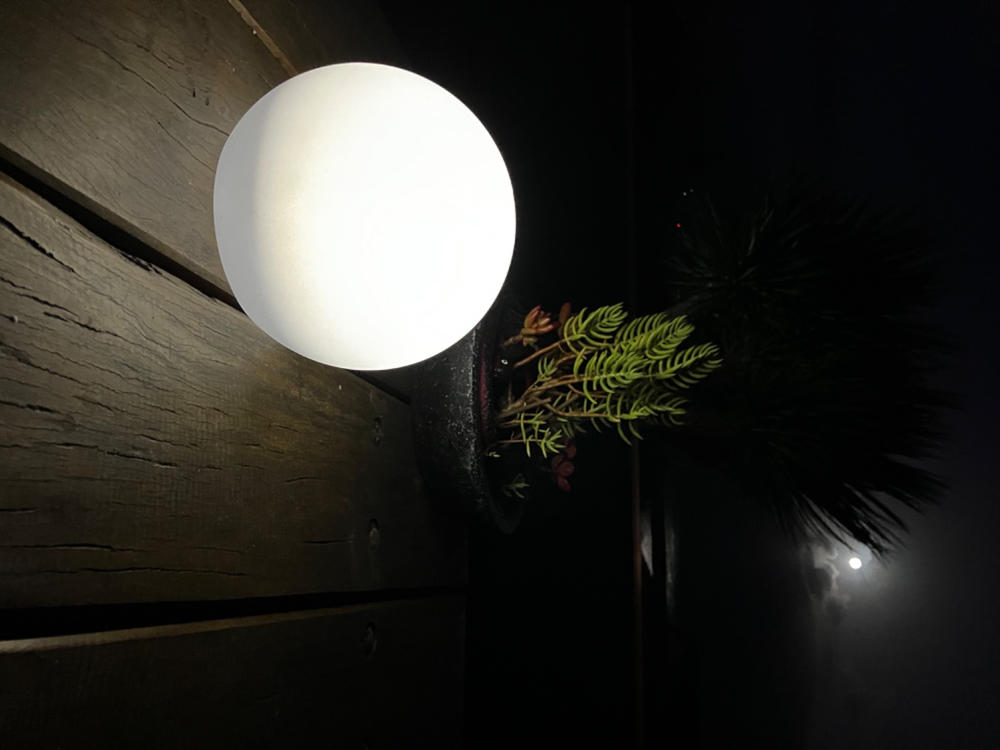 Solar Sphere Light | Multi-colour Settings | ORACLE - Customer Photo From fiona callahan