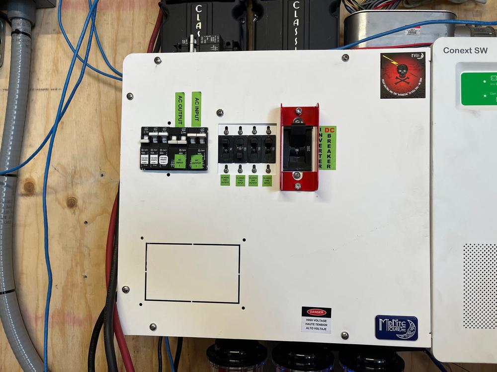 MidNite Solar MNEAC40-2P Circuit Breaker 40A 120/240VAC - Customer Photo From Jim 