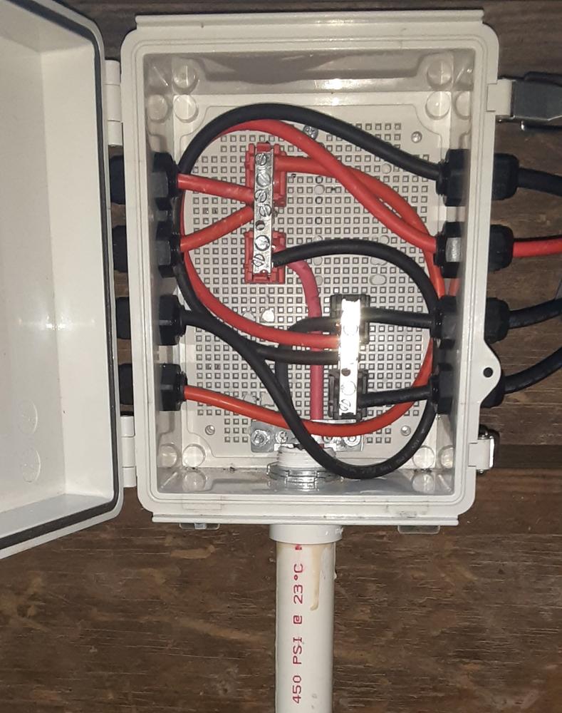 MidNite Solar MNSBB-B Short Busbar - Customer Photo From Darrell Rhodes