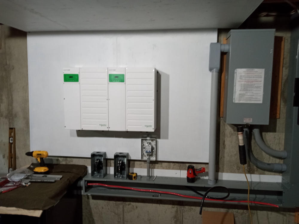 Schneider Electric 865-6848-21 Conext XW Pro 120/240V - Customer Photo From George Correia