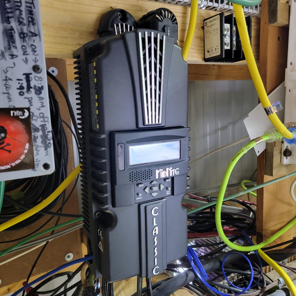 MidNite Solar CLASSIC 150 MPPT Charge Controller - Customer Photo From Tom C