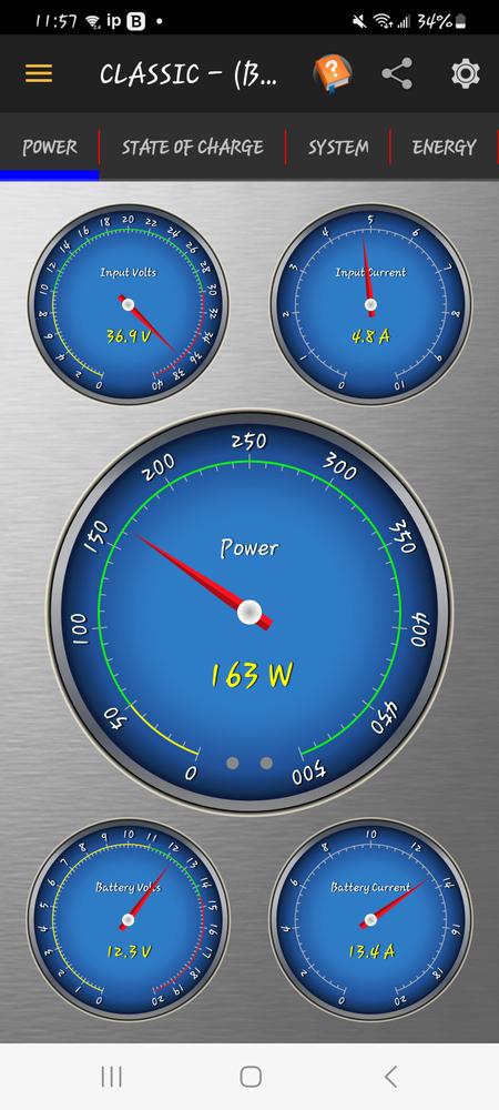 MidNite Solar CLASSIC 150 MPPT Charge Controller - Customer Photo From Tom C