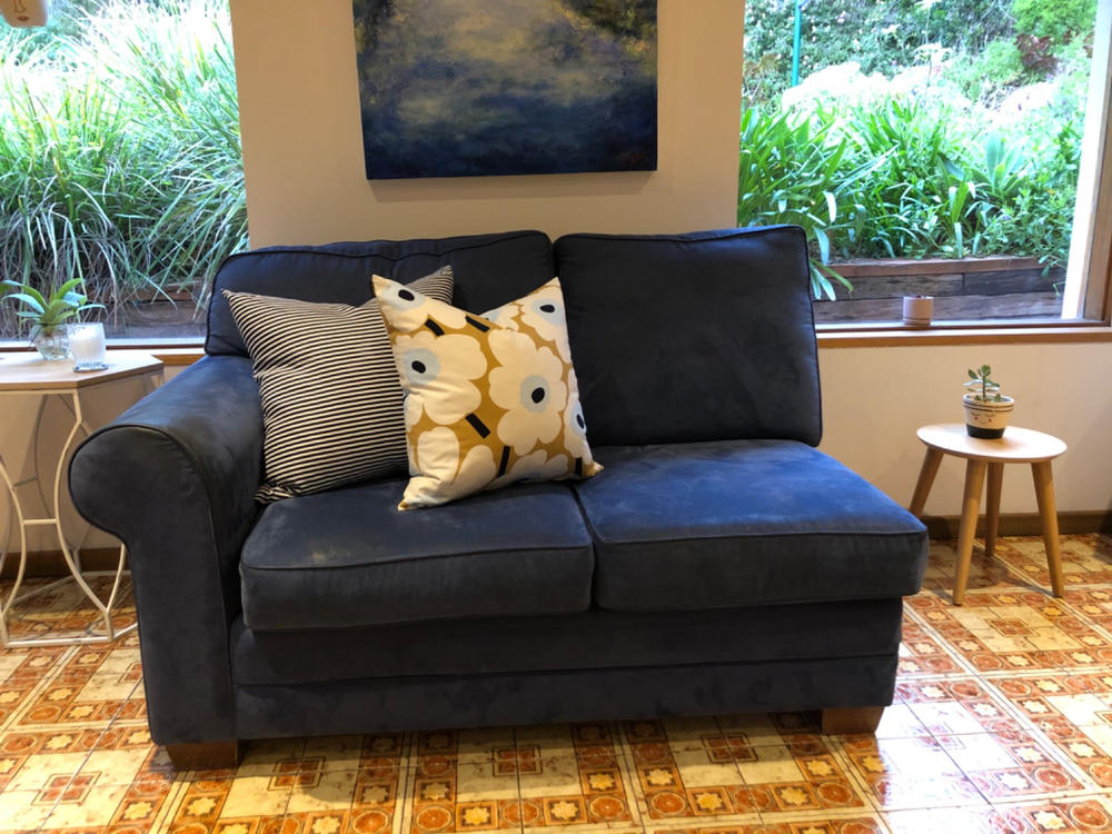 FEATHER FILLED CUSHION INSERT  |  50 X 50 CM - Customer Photo From Laura Brace