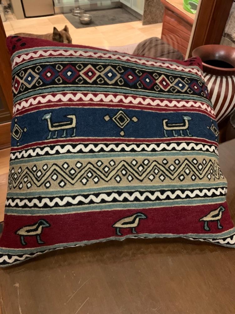 FEATHER FILLED CUSHION INSERT  |  60 X 60 CM - Customer Photo From Mary Breen