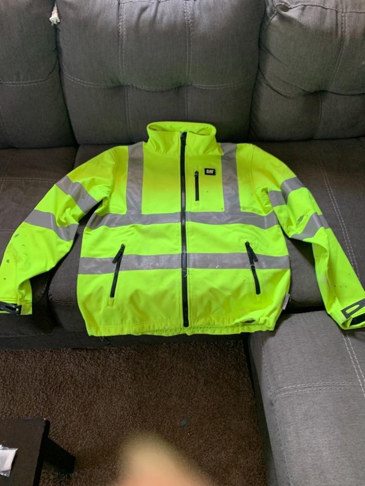 HIVIS SOFT SHELL JACKET - Customer Photo From Angel.H