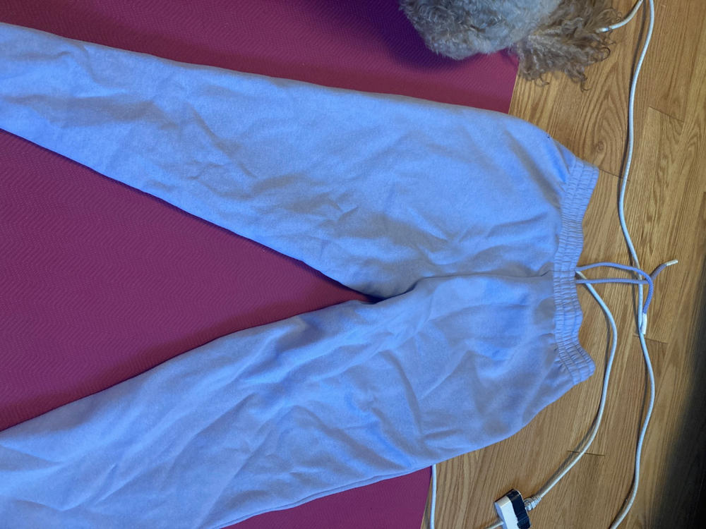 Nova premium fleece relaxed sweatpants in lavender - Customer Photo From Kaitlyn Manegre