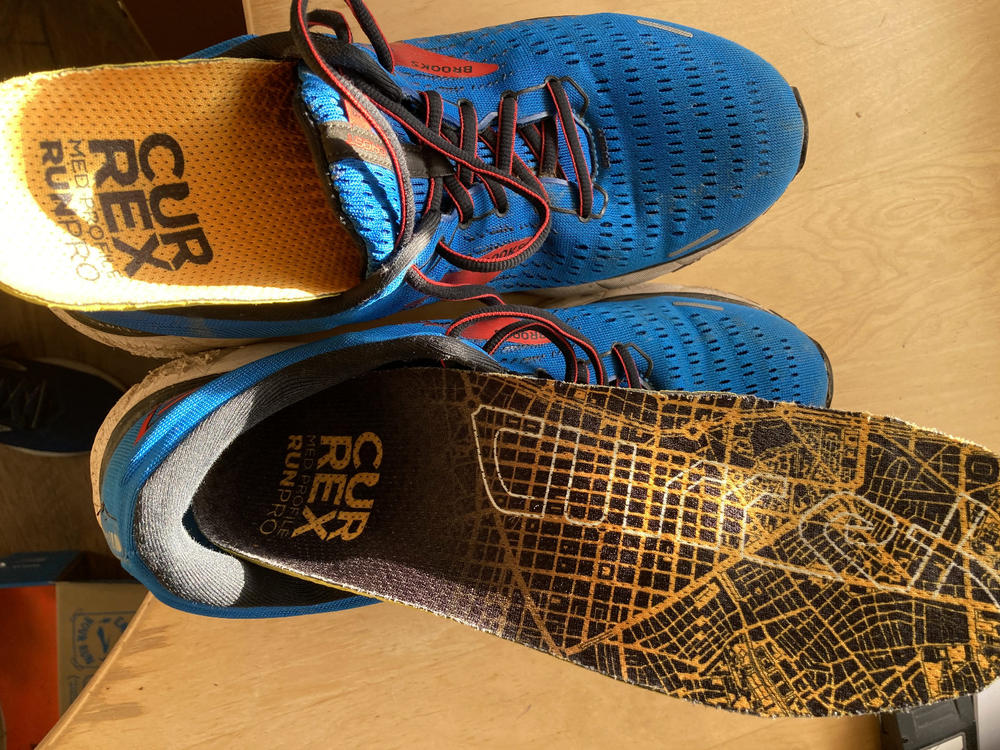 Currex RunPro Insoles | Low, Medium or High Arch Heights - Customer Photo From John Hall