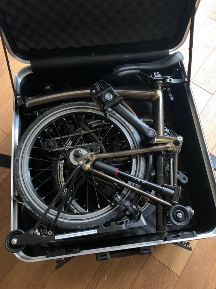 B W Brompton Bike Hard Travel Case Folding Bike Box