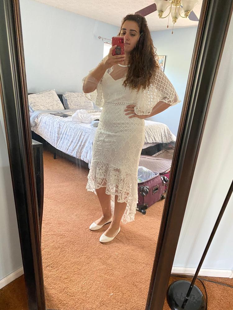 Reyna Dress - White - Customer Photo From Marina