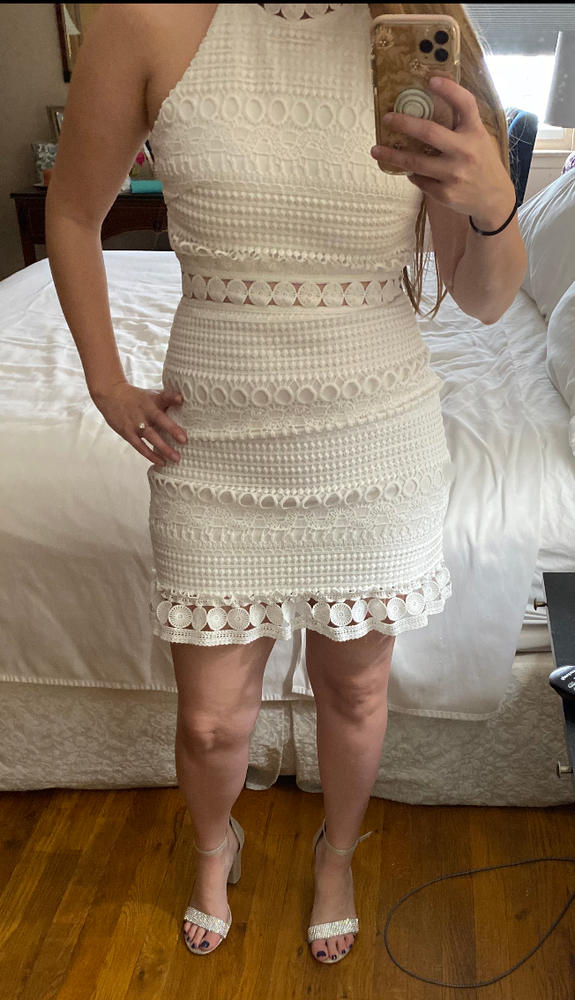 Rivers Dress - White - Customer Photo From Taylor DeFeo