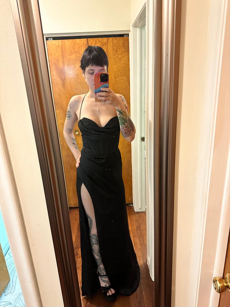 Esther Gown - Black - Customer Photo From Jacqueline