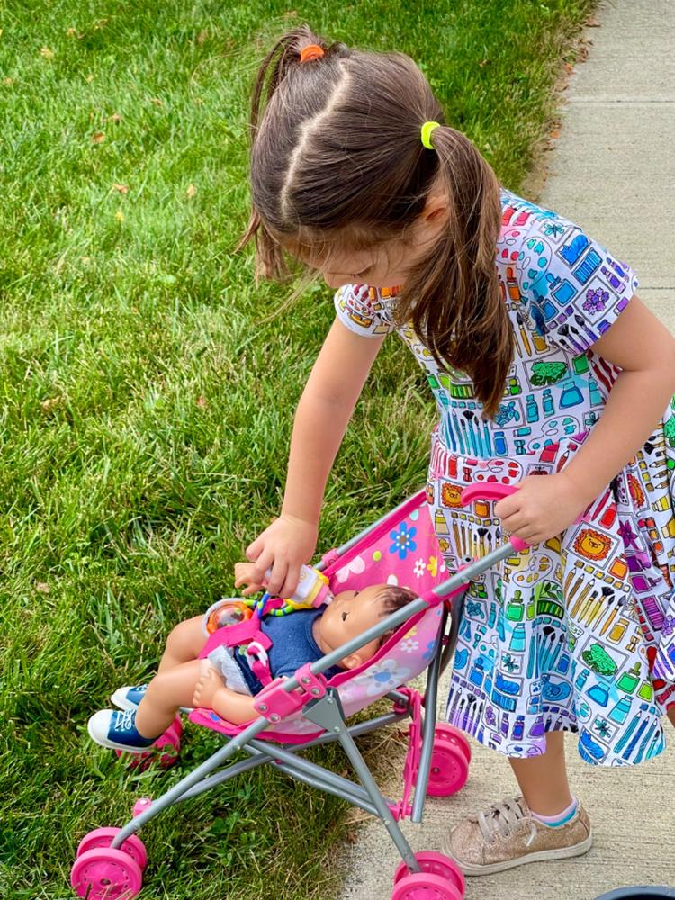 Smarty Paints Rainbow Art Supplies Super Twirler Dress with Pockets -  Princess Awesome & Boy Wonder
