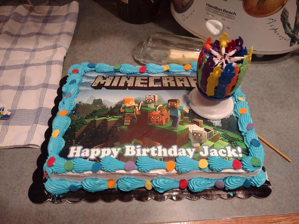 Best Minecraft Birthday Cakes - Minecraft Cake - Eating on a Dime