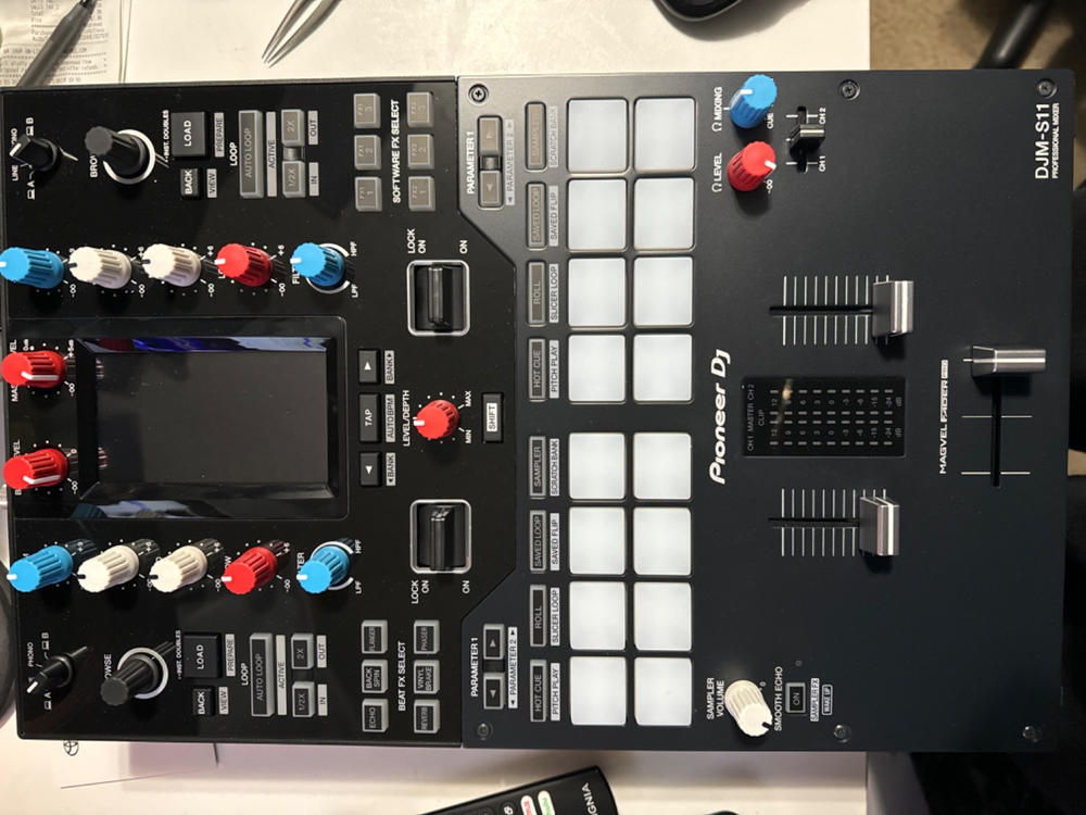 Main Out: a facemask for DJs, producers, and mixer lovers - Customer Photo From Jared Hendley